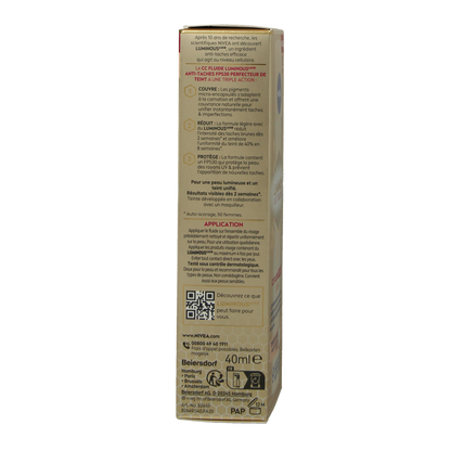 Nivea Cellular luminous 630 fluid light SPF30 40 Milliliter