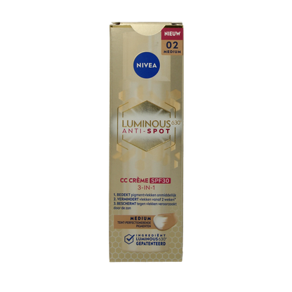 Nivea Cellular luminous 630 fluid medium SPF30 40 Milliliter