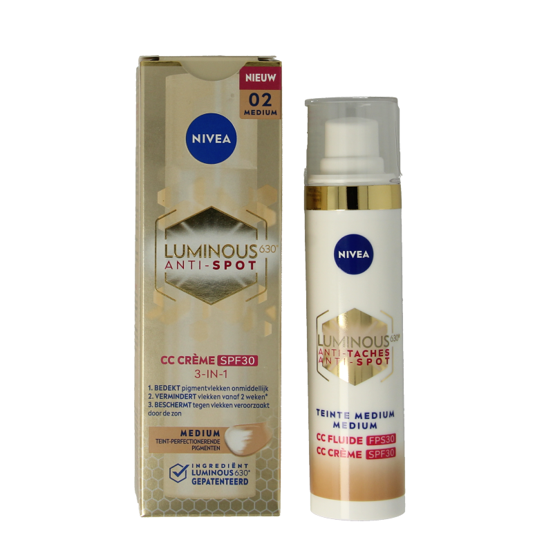 Nivea Cellular luminous 630 fluid medium SPF30 40 Milliliter