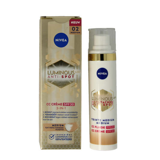 Nivea Cellular luminous 630 fluid medium SPF30 40 Milliliter