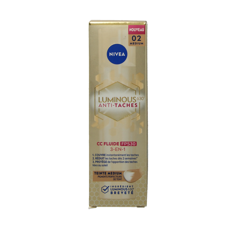 Nivea Cellular luminous 630 fluid medium SPF30 40 Milliliter