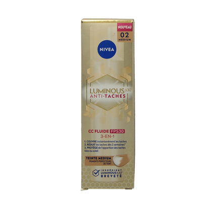 Nivea Cellular luminous 630 fluid medium SPF30 40 Milliliter