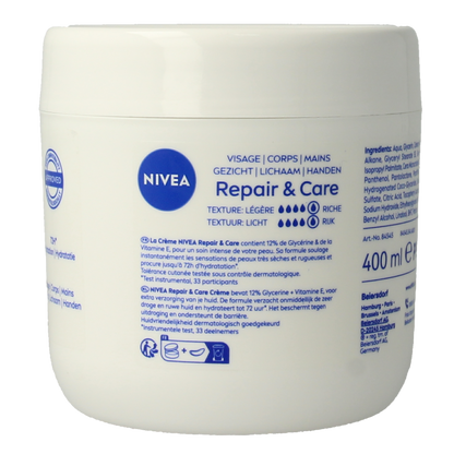 Nivea Bodycreme repair & care intens 400 Milliliter