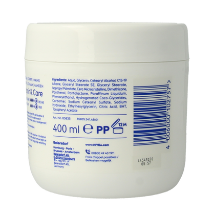 Nivea Repair & care bodycreme fragrance free sensitive 400 Milliliter