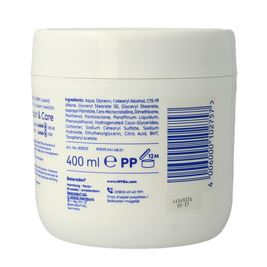 Nivea Repair & care bodycreme fragrance free sensitive 400 Milliliter