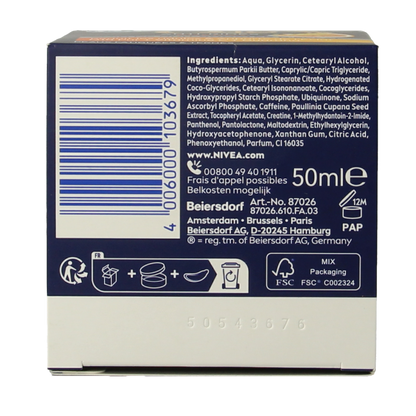 Nivea Q10 energy nachtcreme anti rimpel 50 Milliliter