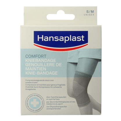 Hansaplast Sport kniebandage S/M 1 Stuks