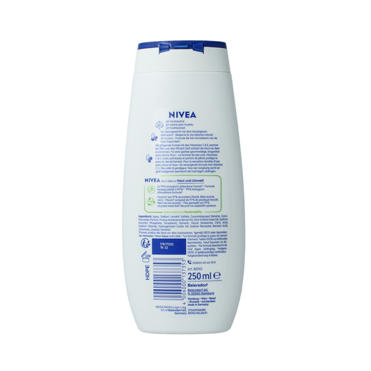 Nivea Douchecreme apricot seed oil 250.00 Milliliter