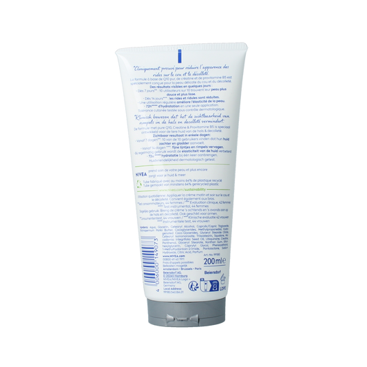 Nivea Q10 Hals & decollete creme 200.00 Milliliter