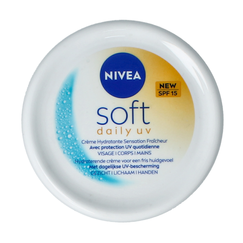 Nivea Bodycreme soft daily UV SPF15 200 Milliliter