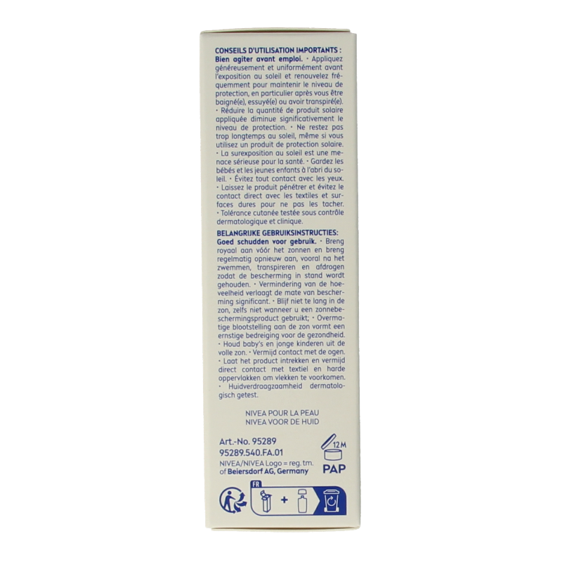 Nivea Sun face daily fluid SPF50 tint medium 40 Milliliter