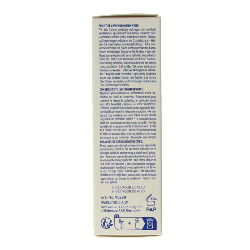 Nivea Sun face daily fluid SPF50 tint light 40 Milliliter