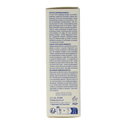 Nivea Sun face daily fluid SPF50 tint light 40 Milliliter