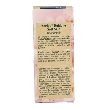 Kneipp Soft skin softening body olie amandel mini 20 Milliliter