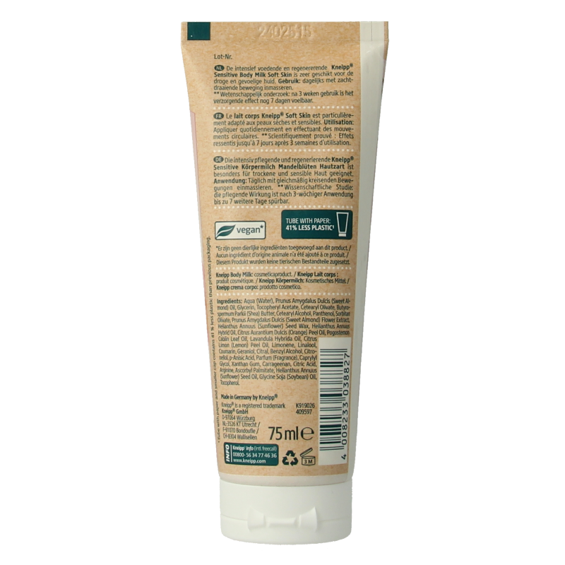 Kneipp Bodymilk soft skin mini 75 Milliliter