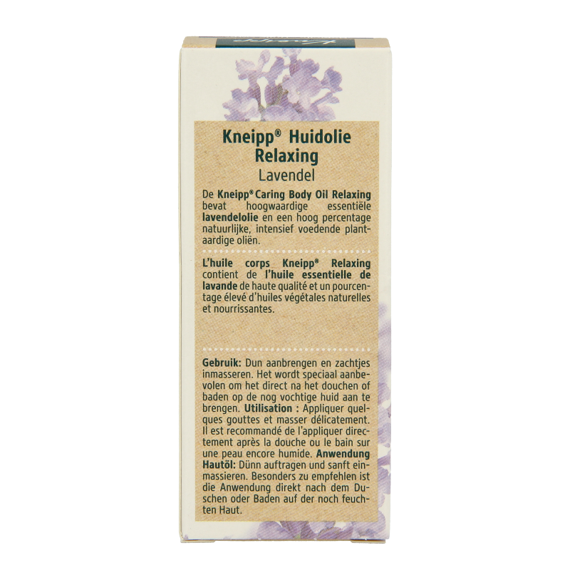 Kneipp Relaxing caring body oil lavendel mini 20 Milliliter