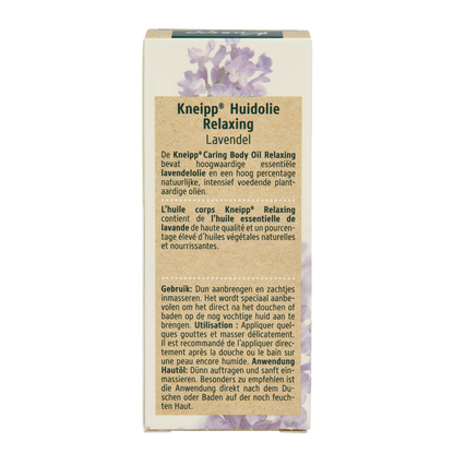 Kneipp Relaxing caring body oil lavendel mini 20 Milliliter