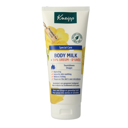 Kneipp Special care body milk +10% ureum teunisbloem 200 Milliliter