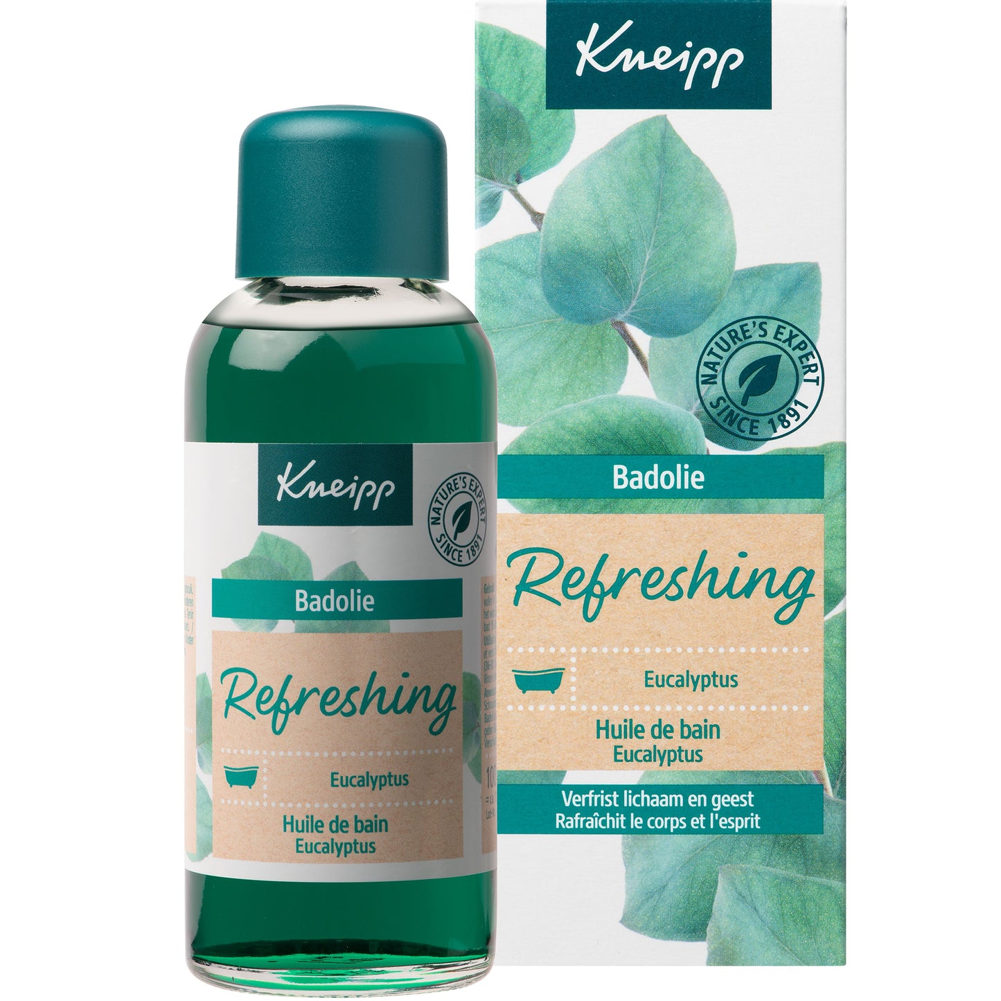 Kneipp Refreshing badolie eucalyptus 100.00 Milliliter