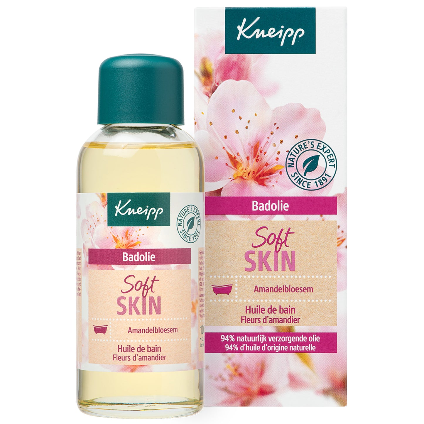 Kneipp Soft skin badolie amandelbloesem 100 Milliliter