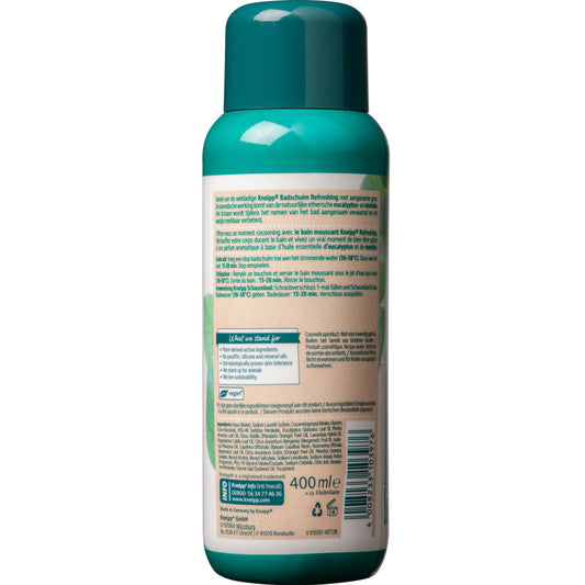 Kneipp Refreshing badschuim mint eucalyptus 400 Milliliter