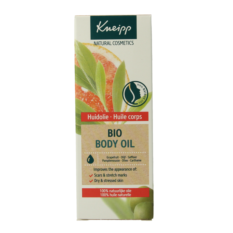 Kneipp Bio body oil huidolie grapefruit olijf saffloer 100 Milliliter