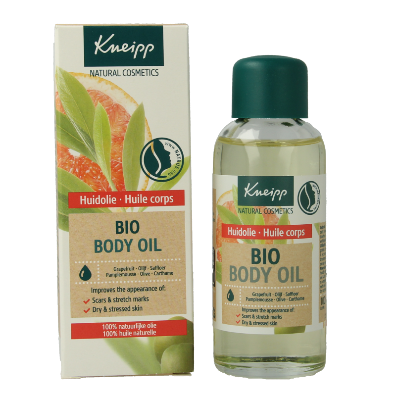Kneipp Bio body oil huidolie grapefruit olijf saffloer 100 Milliliter