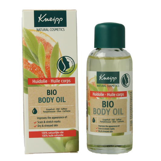 Kneipp Bio body oil huidolie grapefruit olijf saffloer 100 Milliliter