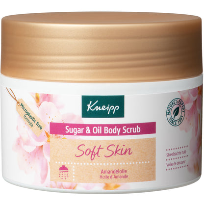 Kneipp Soft skin sugar & oil body scrub amandelolie 220 Gram