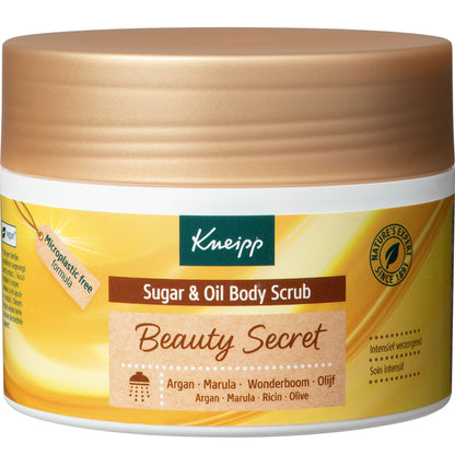 Kneipp Beauty secret body scrub sugar & oil 220 Gram