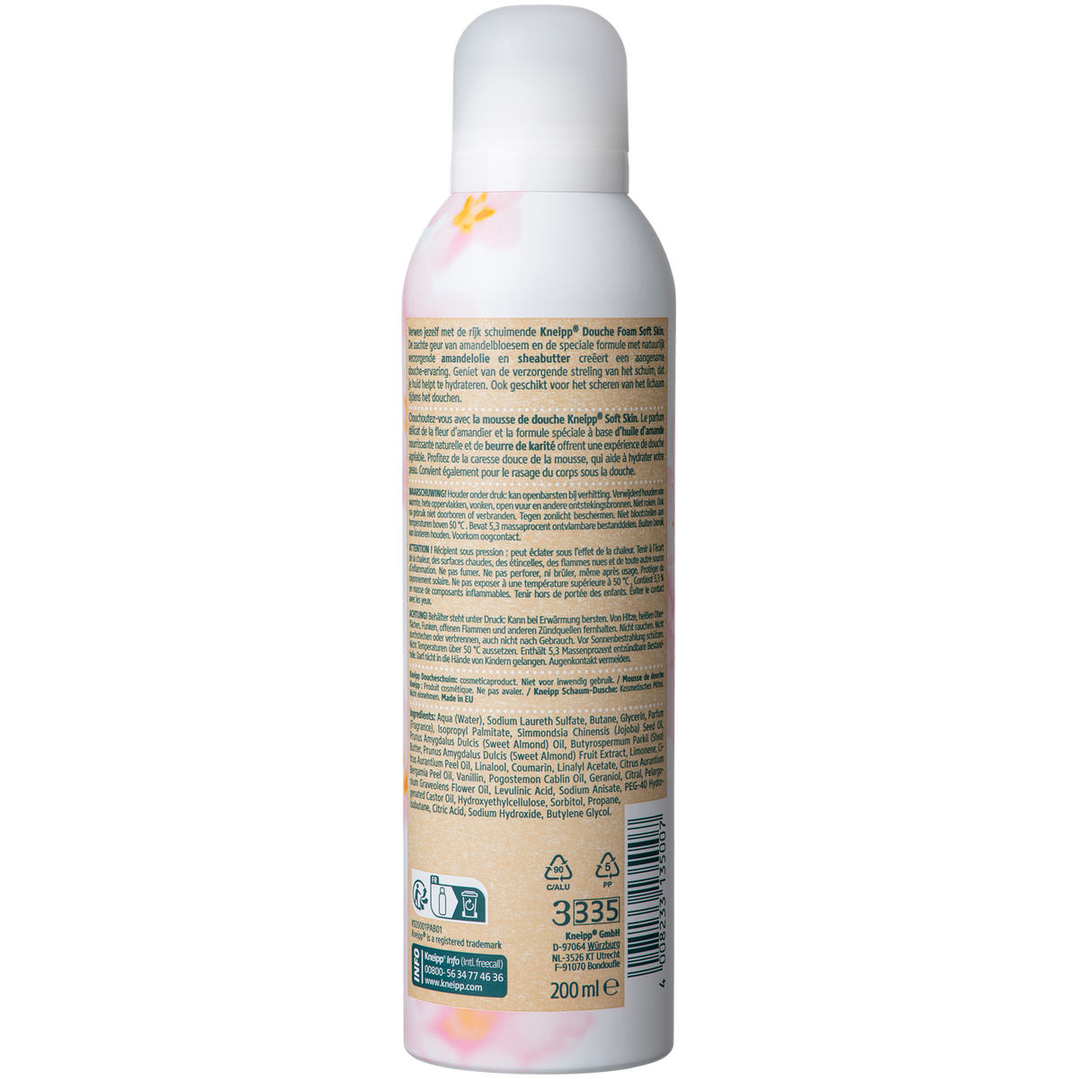 Kneipp Douche foam Soft Skin 200.00 Milliliter