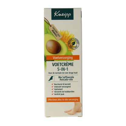 Kneipp Foot care voetcreme 5-in-1 75 Milliliter