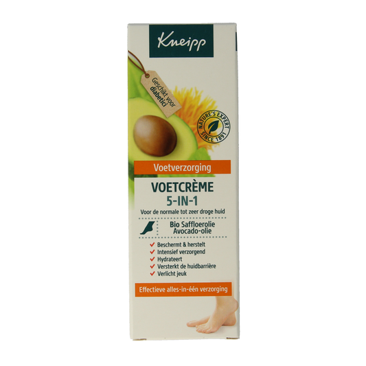 Kneipp Foot care voetcreme 5-in-1 75.00 Milliliter