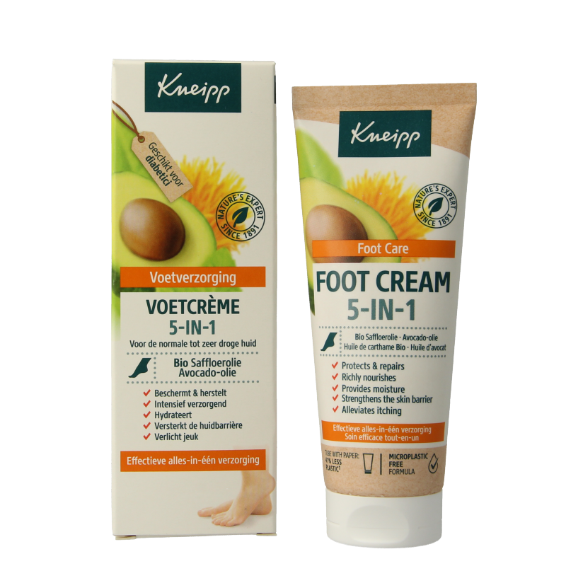 Kneipp Foot care voetcreme 5-in-1 75 Milliliter