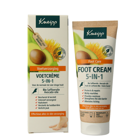 Kneipp Foot care voetcreme 5-in-1 75 Milliliter