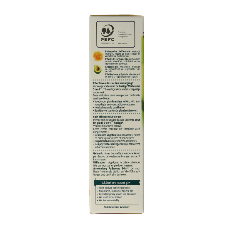 Kneipp Foot care voetcreme 5-in-1 75 Milliliter