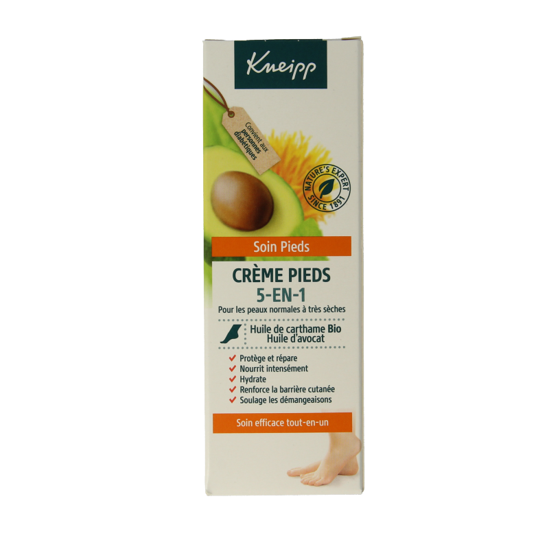 Kneipp Foot care voetcreme 5-in-1 75 Milliliter
