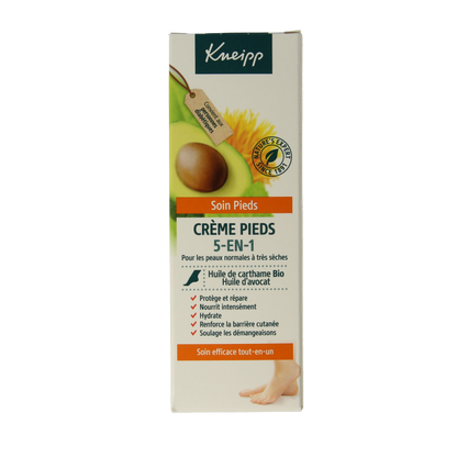 Kneipp Foot care voetcreme 5-in-1 75 Milliliter