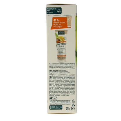 Kneipp Foot care voetcreme 5-in-1 75 Milliliter