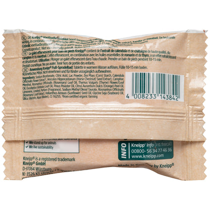 Kneipp Foot care voetbadbruistablet calendula rozemarijn 80 Gram