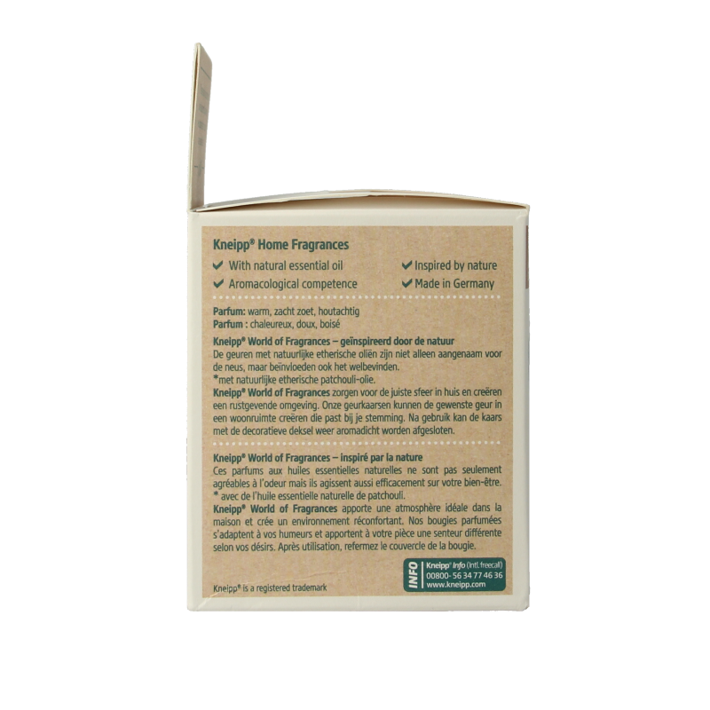 Kneipp Geurkaars sandelwood patchouli  145 Gram