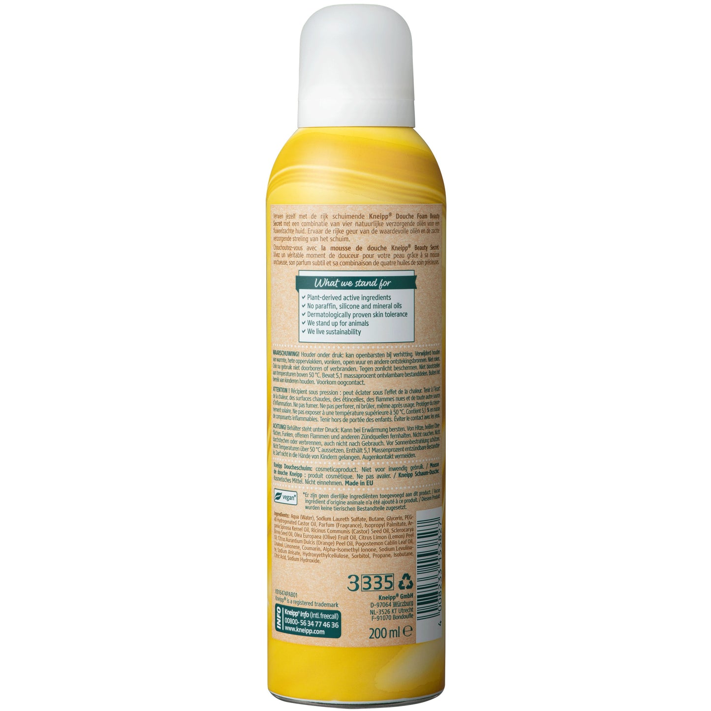 Kneipp Beauty secret douchefoam 200 Milliliter