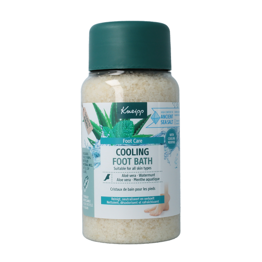 Kneipp Foot care voetbadkristal cooling aloe vera watermu 600 Gram
