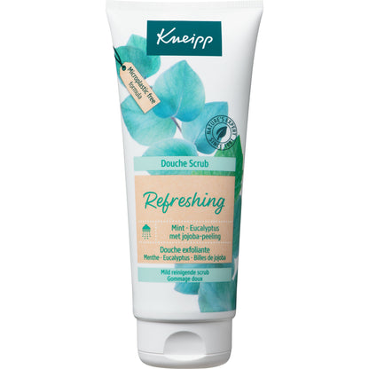 Kneipp Refreshing douche scrub mint eucalyptus en jojoba 200 Milliliter