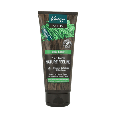 Kneipp Men body & hair 2-in-1 douche nature feeling 200 Milliliter