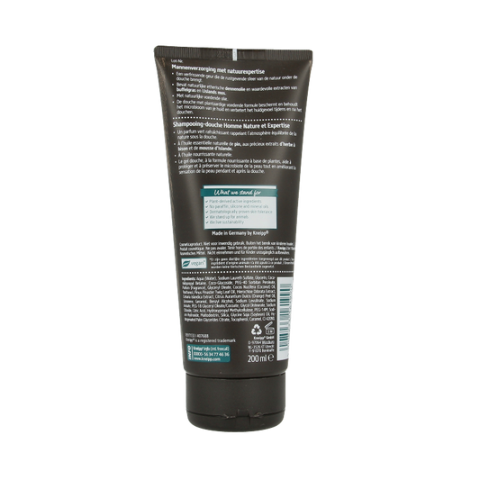 Kneipp Men body & hair 2-in-1 douche nature feeling 200 Milliliter