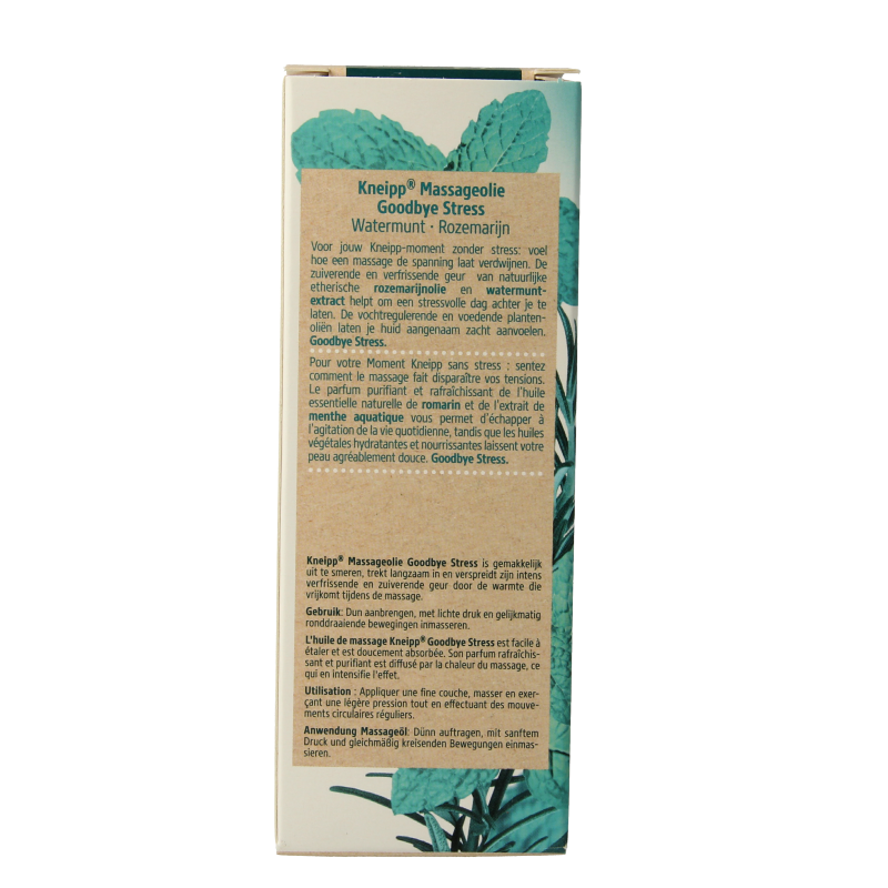 Kneipp Goodbye stress massageolie 100 Milliliter