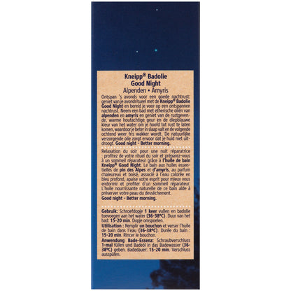Kneipp Good night badolie  100 Milliliter