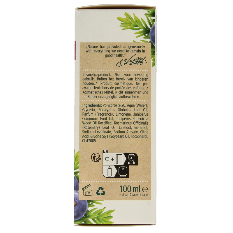 Kneipp Muscle soothing badolie jeneverbes 100 Milliliter