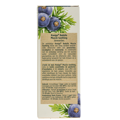 Kneipp Muscle soothing badolie jeneverbes 100 Milliliter